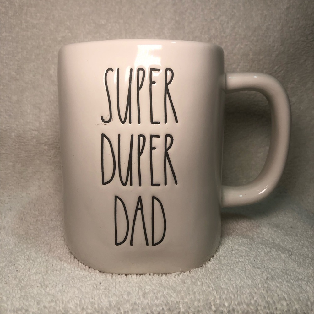 RAE DUNN ARTISAN COLLECTION by MAGENTA “SUPER DUPER DAD”, 20oz